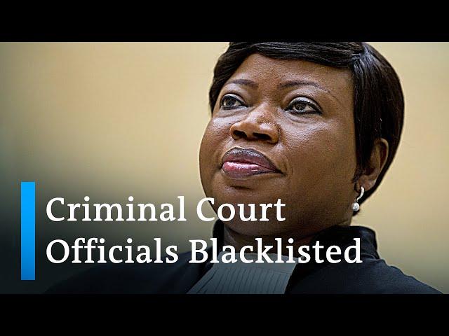 US puts ICC prosecutor on blacklist for criminals & terrorists | DW News