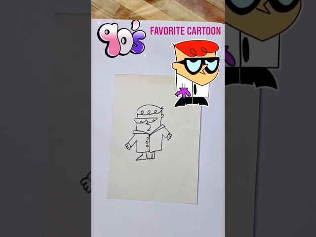 How to Draw Dexter | Dexter's Laboratory (Art Tutorial)
