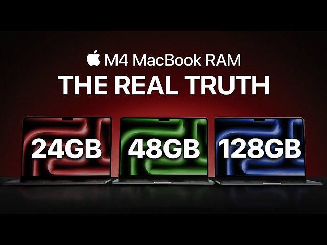 How much RAM do you ACTUALLY need in M4 Macbook Pro?