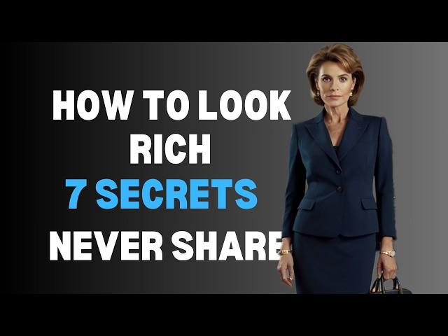 How to Look Rich Classy Women 50+: 7 Secret Style Tips