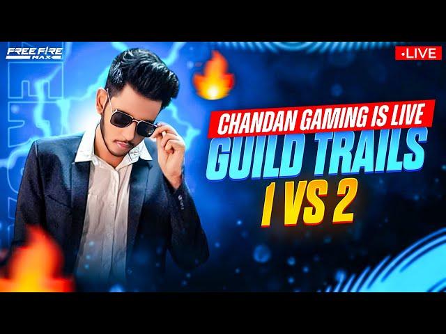 Kirikiri Guild trails 1 vs 2  Room Card Madhe  ||Free Fire Telugu Facecam Live ||#chandangaming