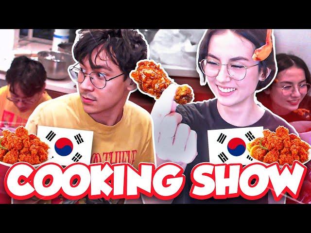 Kyedae & TenZ MAKE KOREAN FRIED CHICKEN !!! | Kyedae Friday's Cooking Show