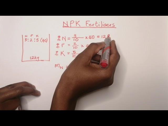 Chemistry | Fertiliser industry | NPK Calculations | Mlungisi Nkosi