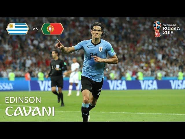 Edinson CAVANI Goal 2  - Uruguay v Portugal - MATCH 49