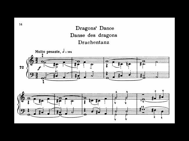 Béla Bartók - Mikrokosmos 72: Dragons' Dance