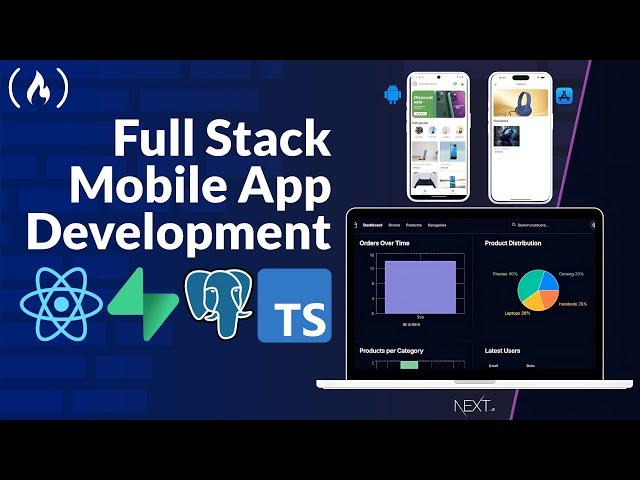 Mobile App Development Course with React Native, Supabase, Next.js