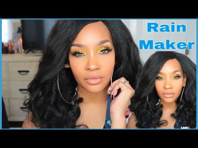 KINKY STRAIGHT SYNTHETIC DUPE| SENSATIONNEL RAIN MAKER FT. WIGTYPES.COM