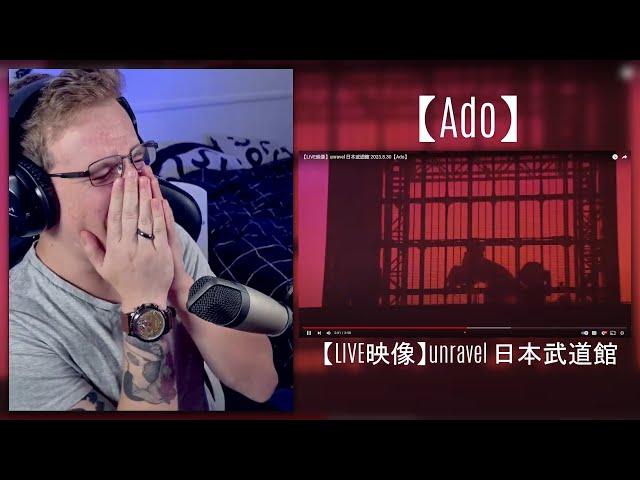 Metal Vocalist SHOCKED Reaction to Ado - unravel 日本武道館 LIVE映像