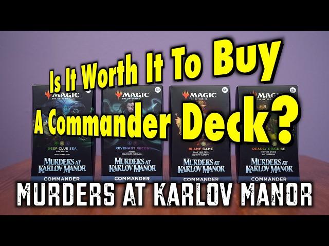 Is It Worth it To Buy A Markov Manor Commander Deck? | Magic: The Gathering Product Review