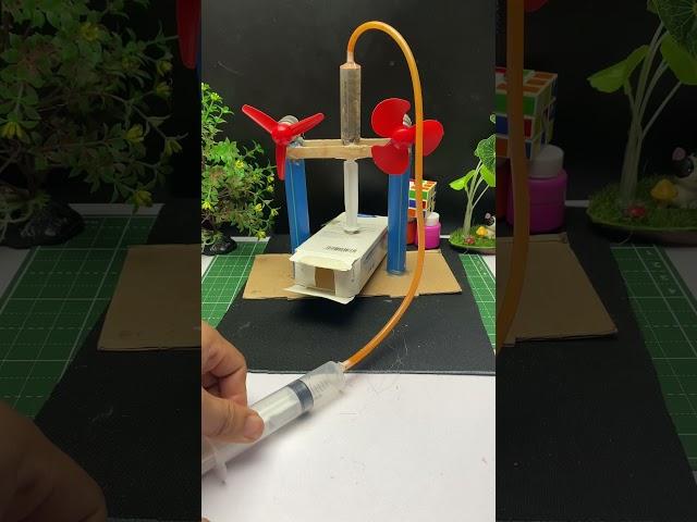 Hydraulic lifting machine project #hydraulic #tech #dcmotor #project #science #experiment #dc #diy