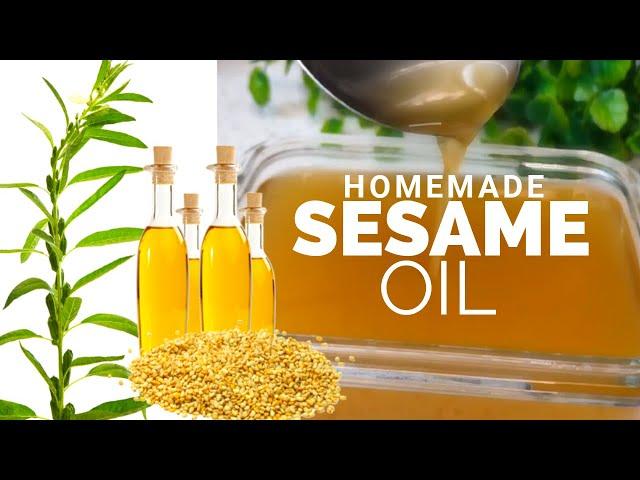 How to Make Sesame Oil At Home | No Additives Added | Homemade Oil