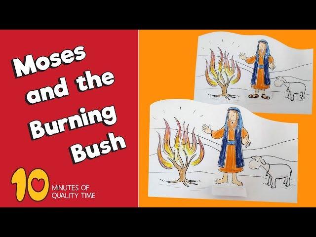Moses and the Burning Bush Craft - Bible Activities for Kids