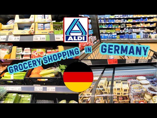   TWO Grocery Shopping Trips in GERMANY at Aldi with Prices € in 2024