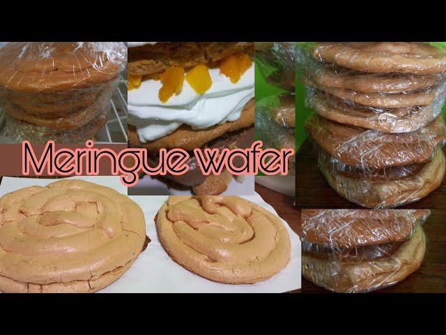 Meringue wafer | Happiness in Baking by:Helen A.