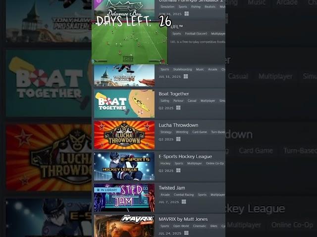 Reason 10 - Small Studios will innovate.  #gaming #solodev #steam