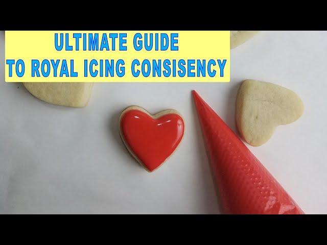 Guide to Royal Icing Consistency