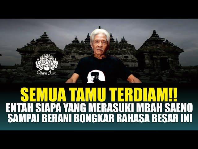 ENTAH SIAPA YANG MERASUKI MBAH SAENO SAMPAI BERANI BONGKAR RAHASIA INI