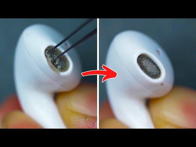 13 Seconds of DEEP CLEANING Headphones #shorts
