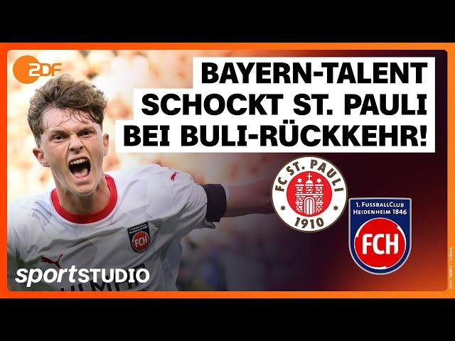 FC St. Pauli – 1. FC Heidenheim | Bundesliga, 1. Spieltag Saison 2024/25 | sportstudio