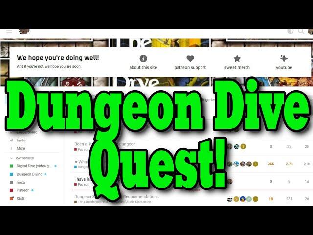 Dungeon Dive Quest - The New Digital Home for the Dungeon Dive Community