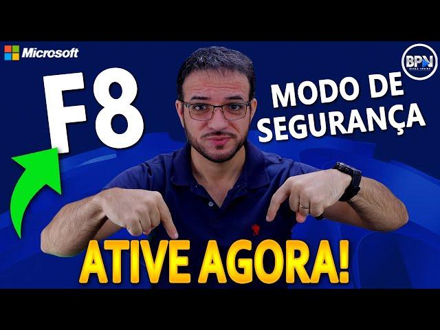 Como Ativar o MODO DE SEGURANÇA F8 no Windows 11 e 10!