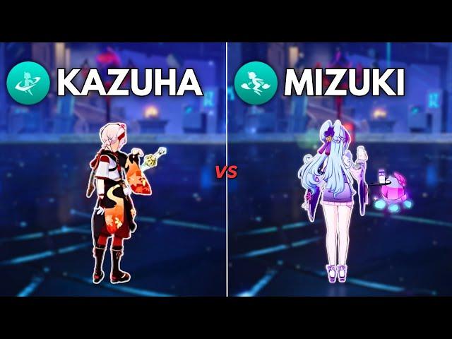 F2P:- Kazuha vs Mizuki! Who is the Best Swirl DPS [ Genshin Impact ]