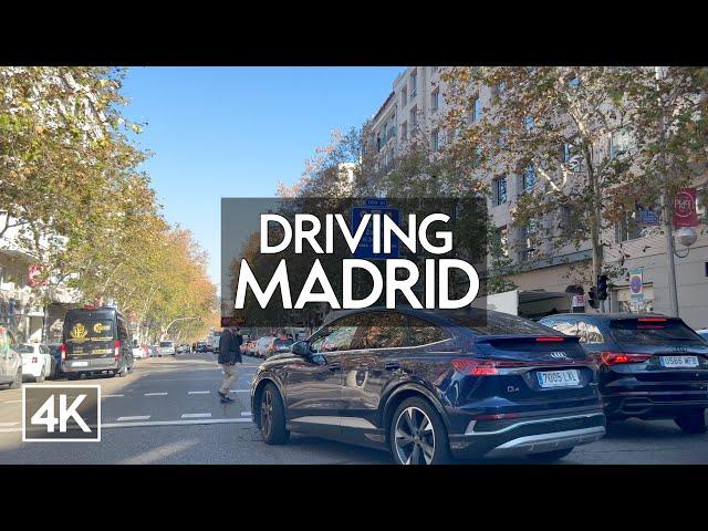 [4K] Driving Madrid | Salamanca - Chamartín - Tetuán - Moncloa | POV 4K HDR