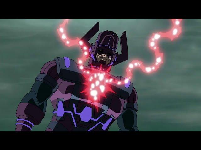 Galactus Powers and action scenes from the cartoons Compilation (1994-2014)