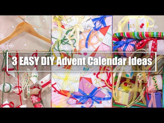 3 Easy DIY Advent Calendar Ideas