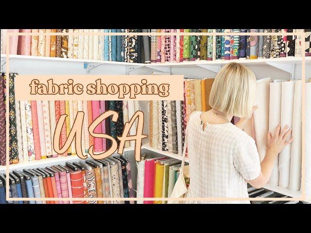 Come Fabric Shopping With Me in the USA  (Is It Actually Any Good??) | FABRIC SHOPPING IN AMERICA