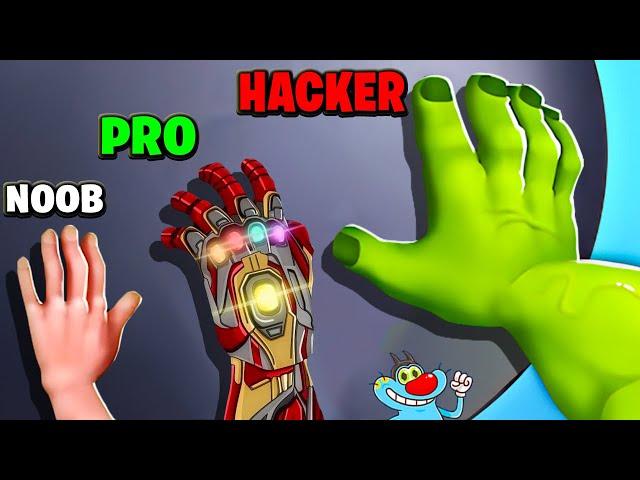 Noob vs Pro vs Hacker In Merge Idle Pusher Evolution With Oggy And Jack