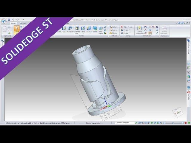 Userwish 7 SolidEdge ST 7 Training - Wrap Sketch