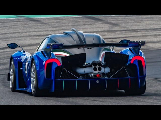 3x PAGANI HUAYRA R | Screaming F1 V12 sound at the Nürburgring 2024