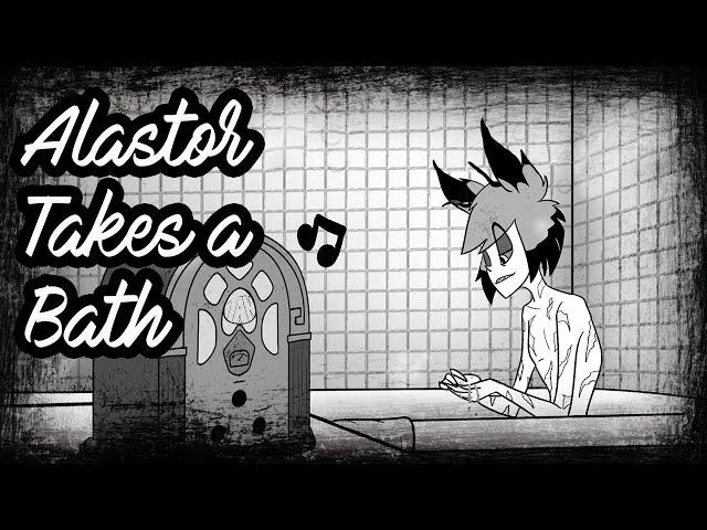 Alastor Takes a Bath - Hazbin Hotel Comic Dub