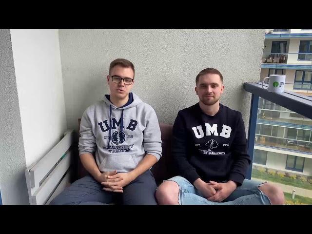 Studiuj w UMB! - Alan Tkaczuk i Mateusz Grochowski