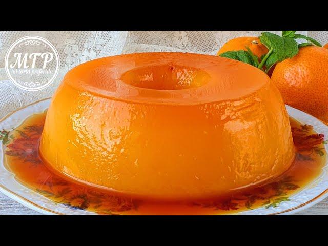 FLAN DE NARANJA SIN HORNO | SIN HUEVO Y SIN GELATINA | Mi tarta preferida