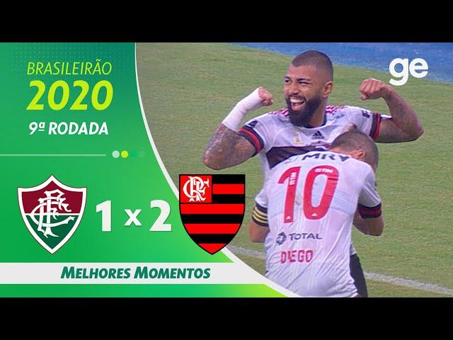 FLUMINENSE 1 X 2 FLAMENGO | MELHORES MOMENTOS | 9ª RODADA BRASILEIRÃO 2020 | ge.globo