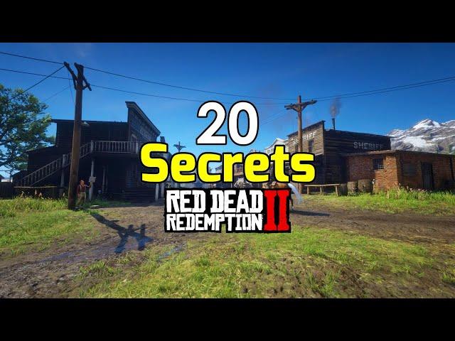 20 Secrets That Players Never Noticed in Free Roam - RDR2