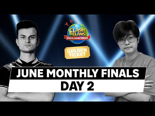 World Championship: June Monthly Finals | Day 2 | #ClashWorlds | Clash of Clans