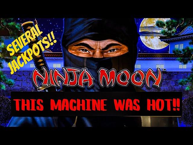 ️ AMAZING BONUSES and SEVERAL JACKPOT HANDPAYS on DOLLAR STORM NINJA MOON ️