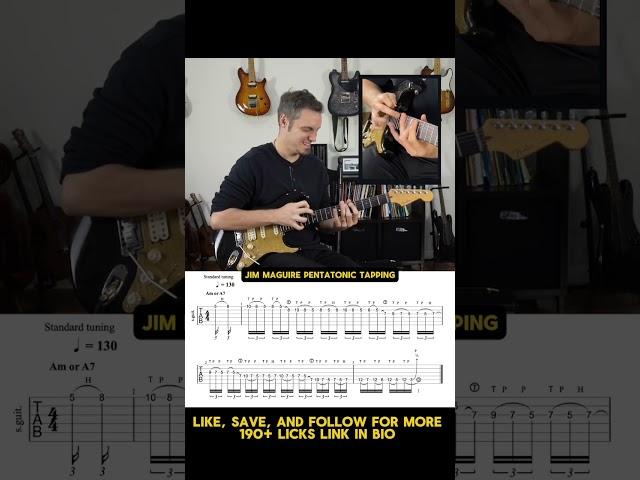 Jim Maguire Pentatonic Box Cross Tapping