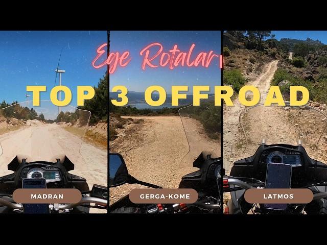 THE 3 MOST CHALLENGING ROADS! \ Suzuki v strom dl 650 xt Off-Road Performance! \ Aegean Routes [4K]