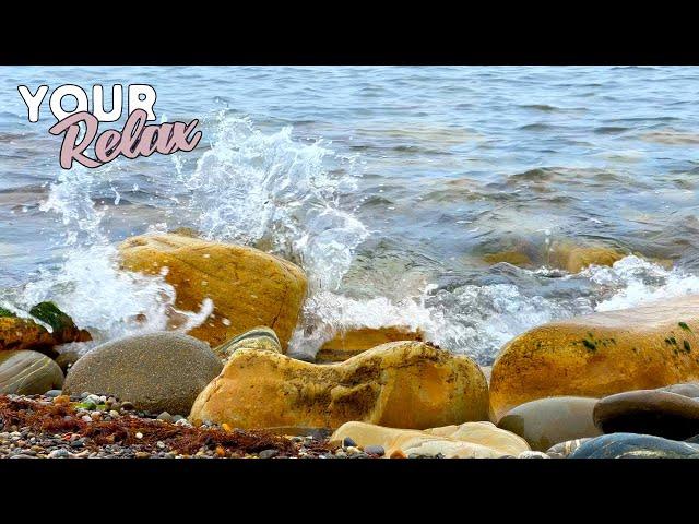 Gentle sounds of the waves of the Black Sea lasting 12 hours of 4K video