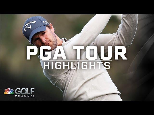 PGA Tour Highlights: AT&T Pebble Beach Pro-Am, Round 1 | Golf Channel