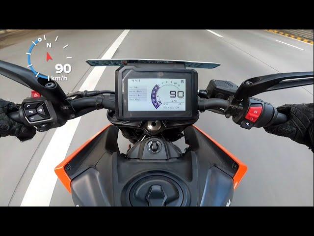 KTM Duke 250 HIGHWAY REVIEW | Vibrations & RPM at All Cruising Speeds