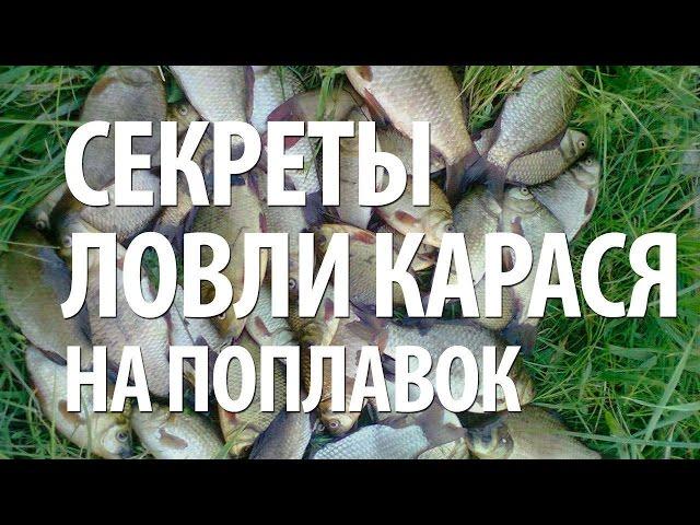 ЛОВЛЯ КАРАСЯ на ПОПЛАВОЧНУЮ УДОЧКУ. СЕКРЕТЫ РЫБАЛКИ на КАРАСЯ