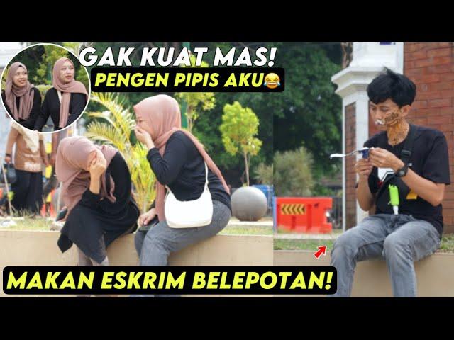 NGAKAK! MAKAN ESKRIM BELEPOTAN DEPAN CEWEK - Part6