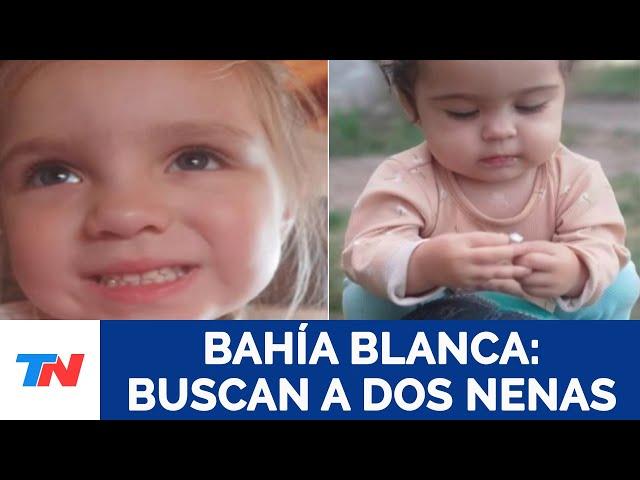 BAHÍA BLANCA |Buscan a 2 nenas de 1 y 5 años que fueron vistas por última vez en medio del temporal