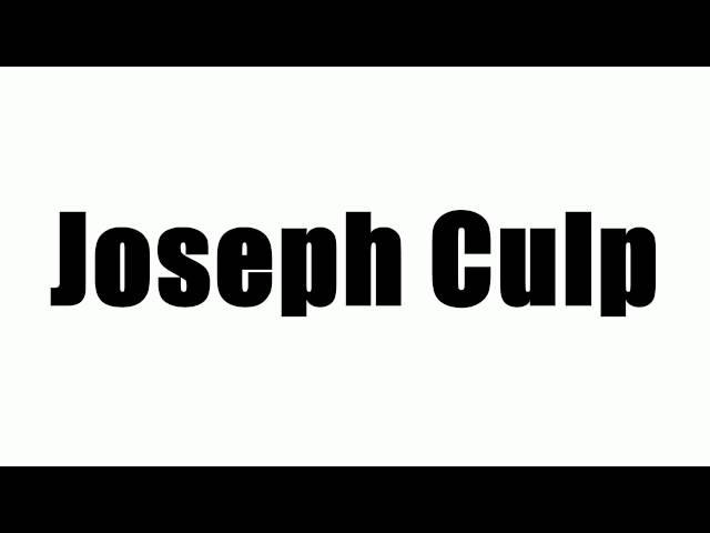 Joseph Culp