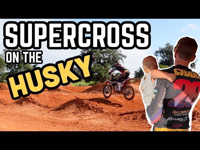 RIDING SUPERCROSS ON THE HUSQVARNA 450 | Christian Craig Training for Supermotocross